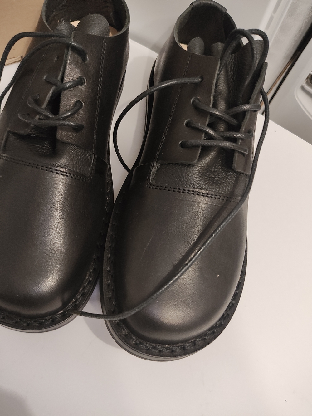 Women's Trippen Black Chukka Boots - Classic Lace-Up Comfort 39 - Picture 15 of 15